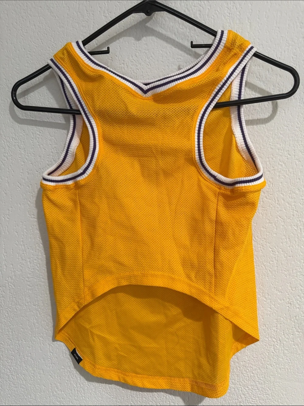NBA Los Angeles Lakers Gold and Purple Mesh Dog Tank